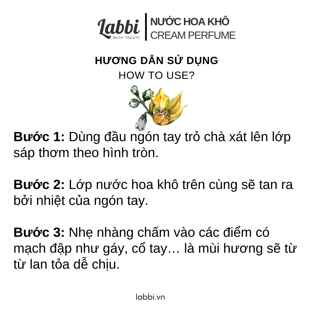 Nước hoa kem khô 30gr Labbi Me But Different Version