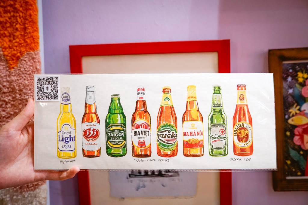 Tranh Dài Ma Men Digital Mộc Trà