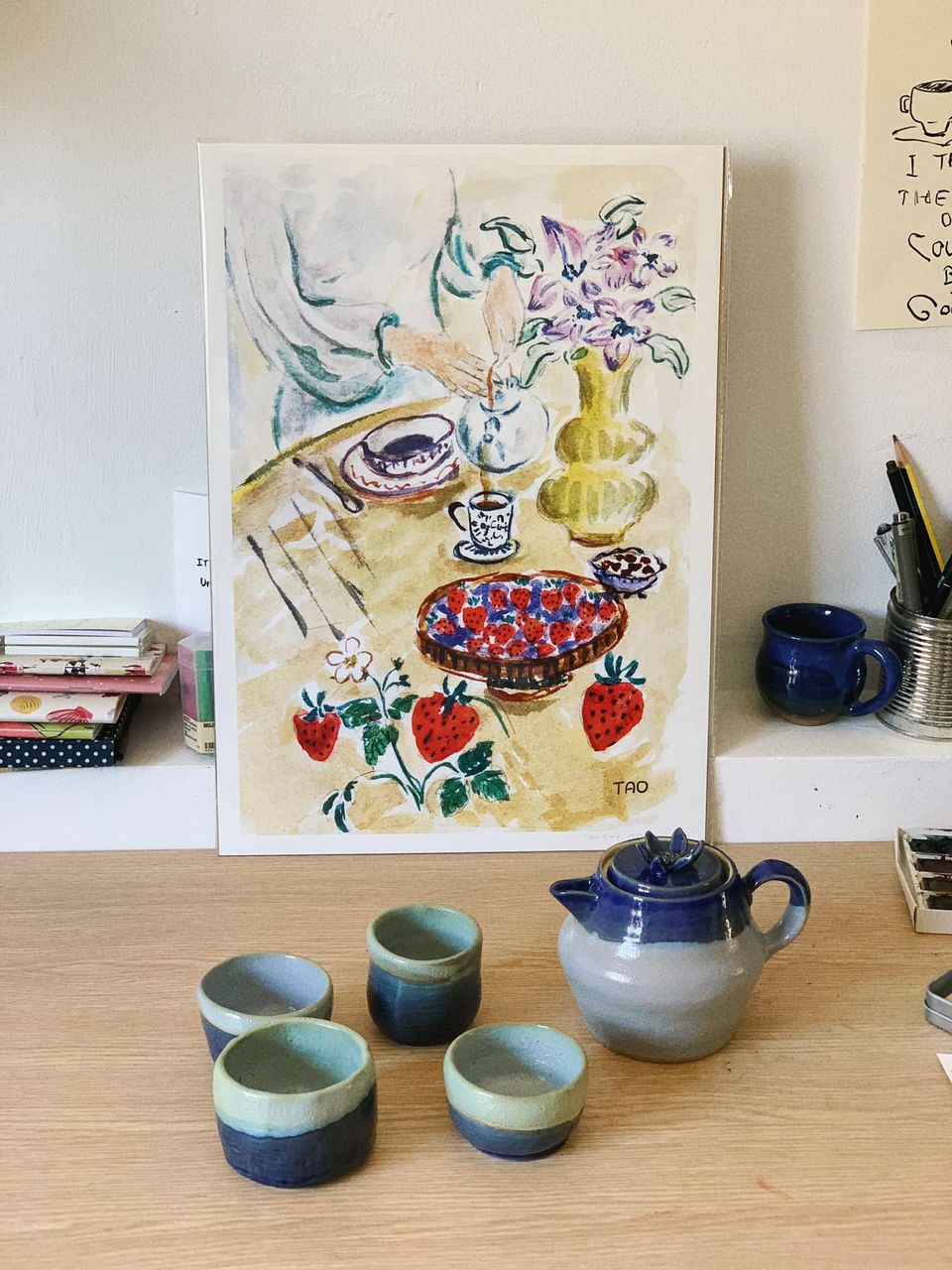 Tranh Tao A4 Tea Time