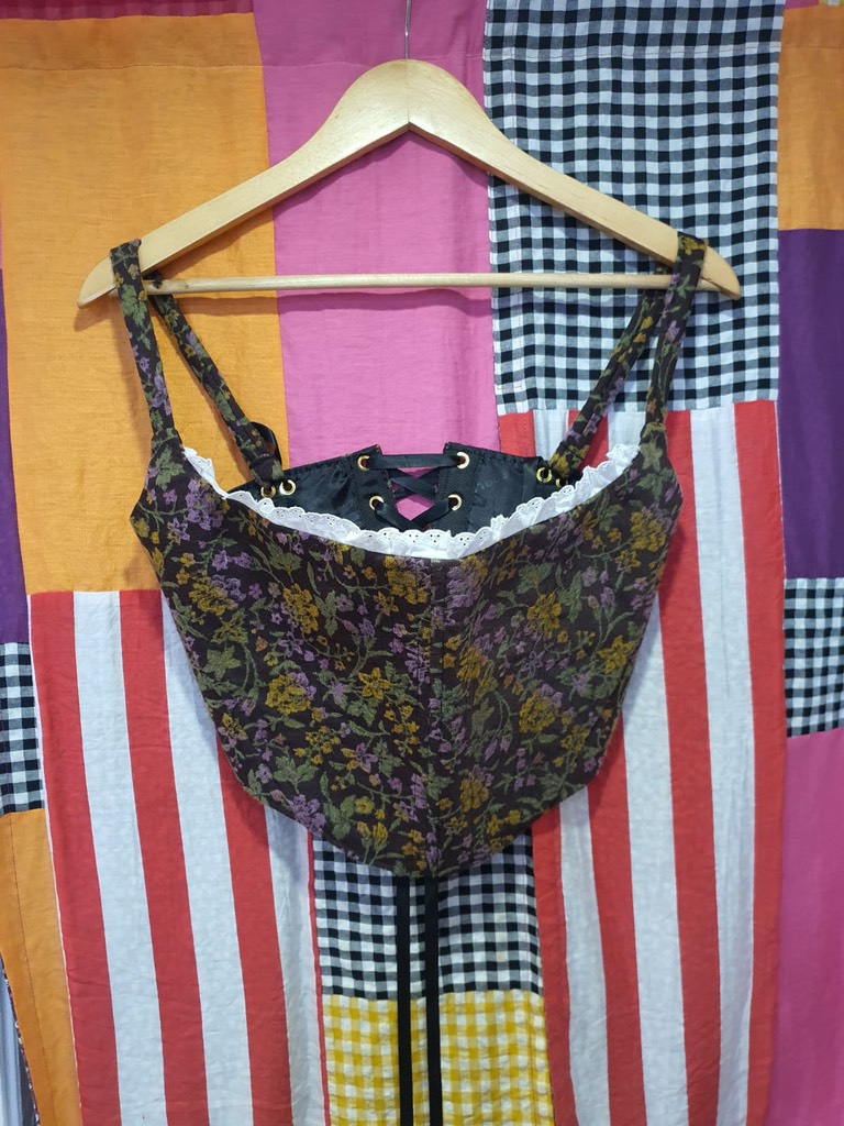 Áo corset 2 Chế Upcycled Clothing