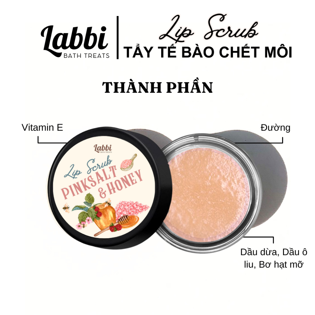 MUỐI HỒNG MẬT ONG (TẨY TẾ BÀO CHẾT) 30G / 1 Oz LABBI
