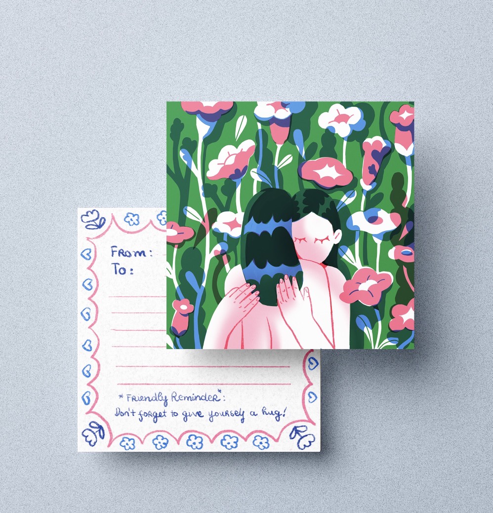 Thiệp Friendly Reminder Minh Phương Xanh Lá