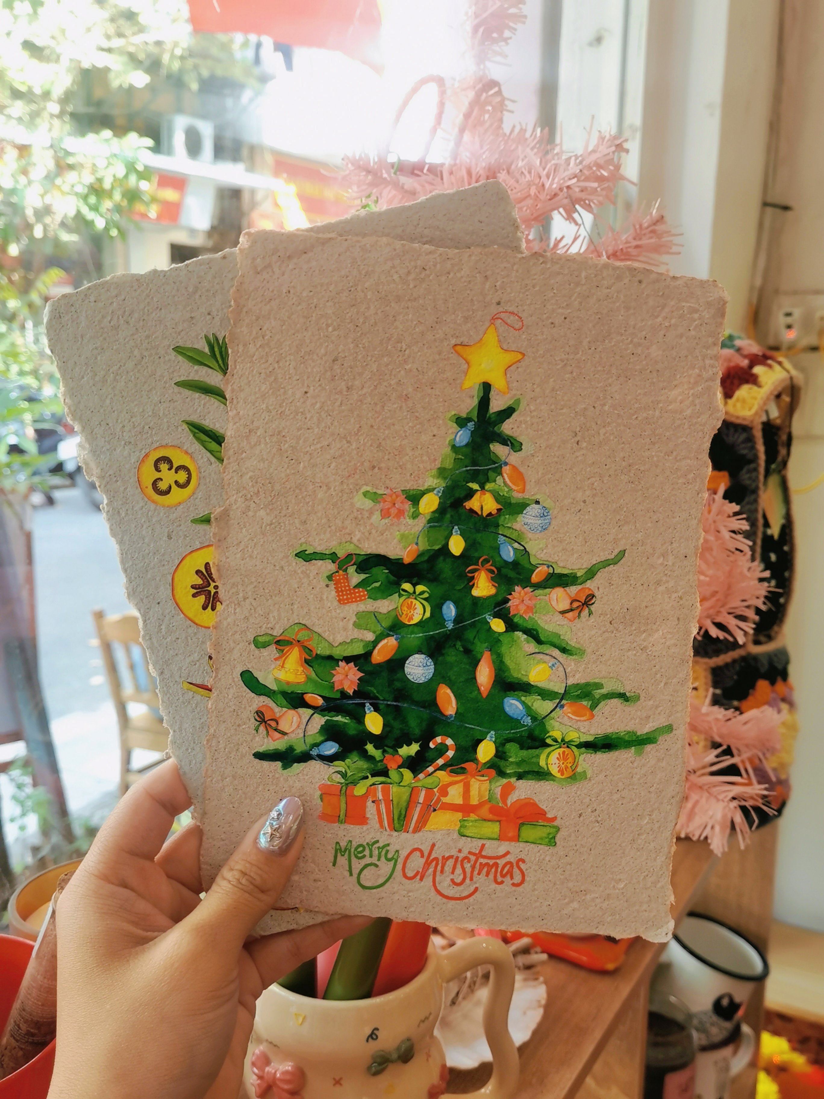 Tranh giấy tái chế Napoland 80