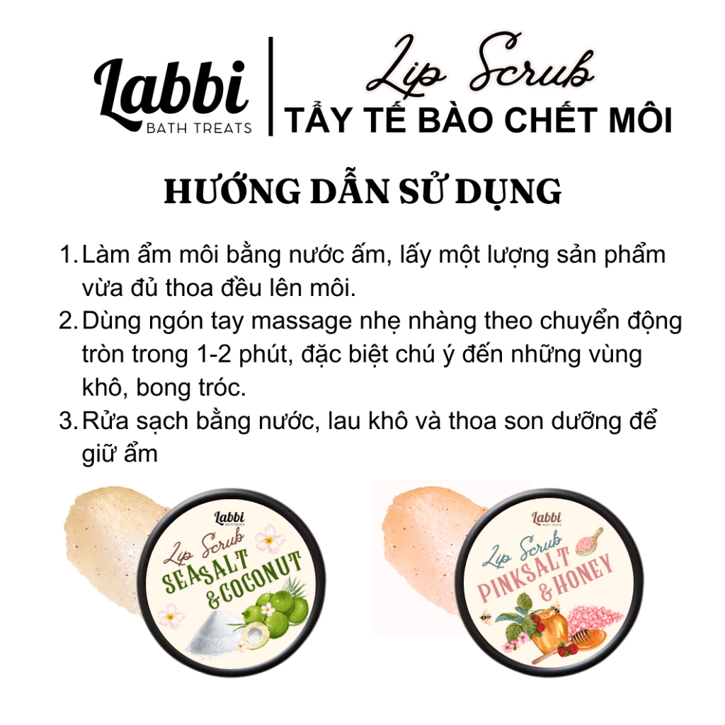 MUỐI HỒNG MẬT ONG (TẨY TẾ BÀO CHẾT) 30G / 1 Oz LABBI