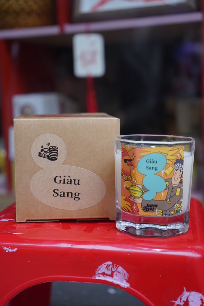 Nến Thơm Dzị 111gram giàu sang