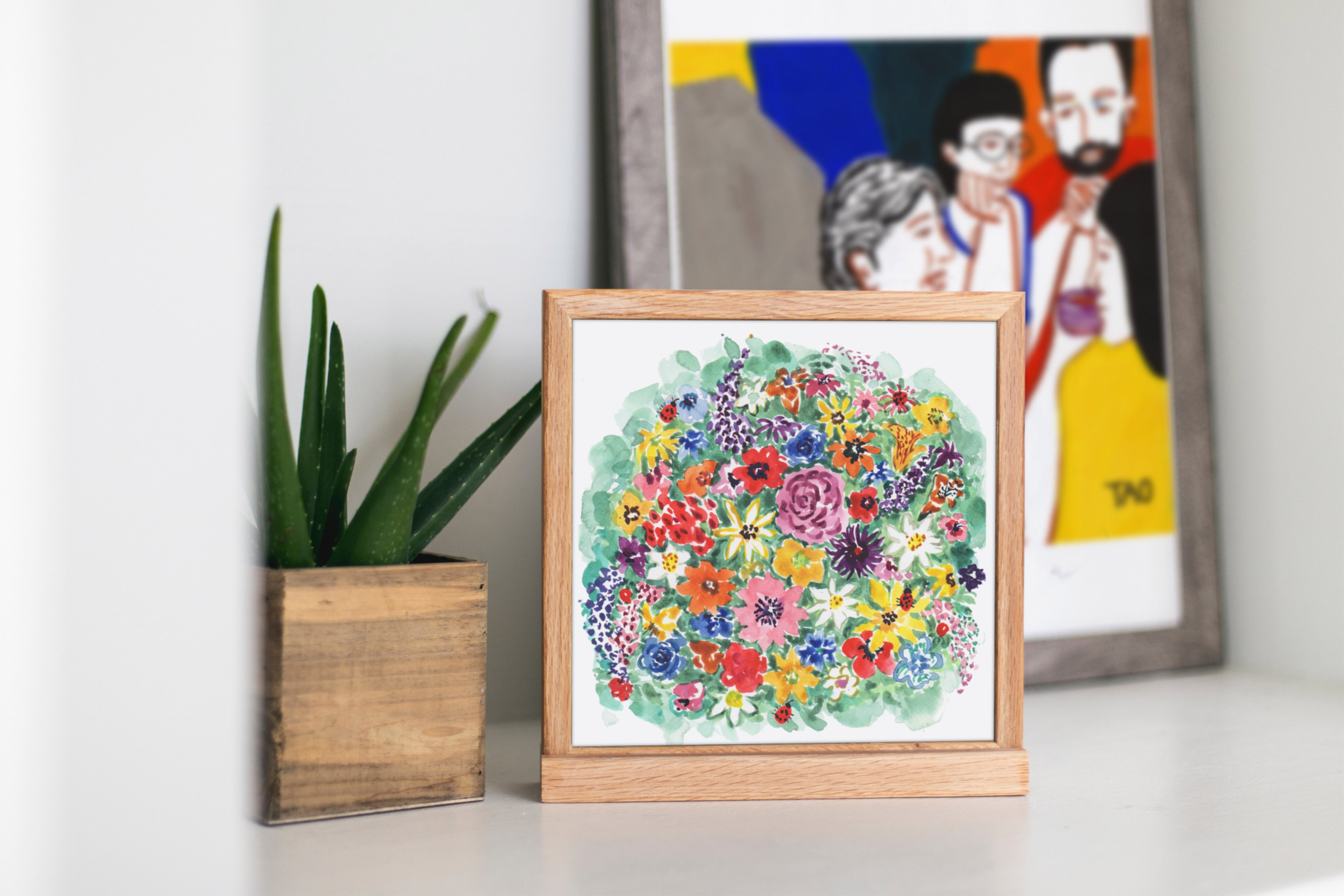 Tranh Tao Summer Flowers A3