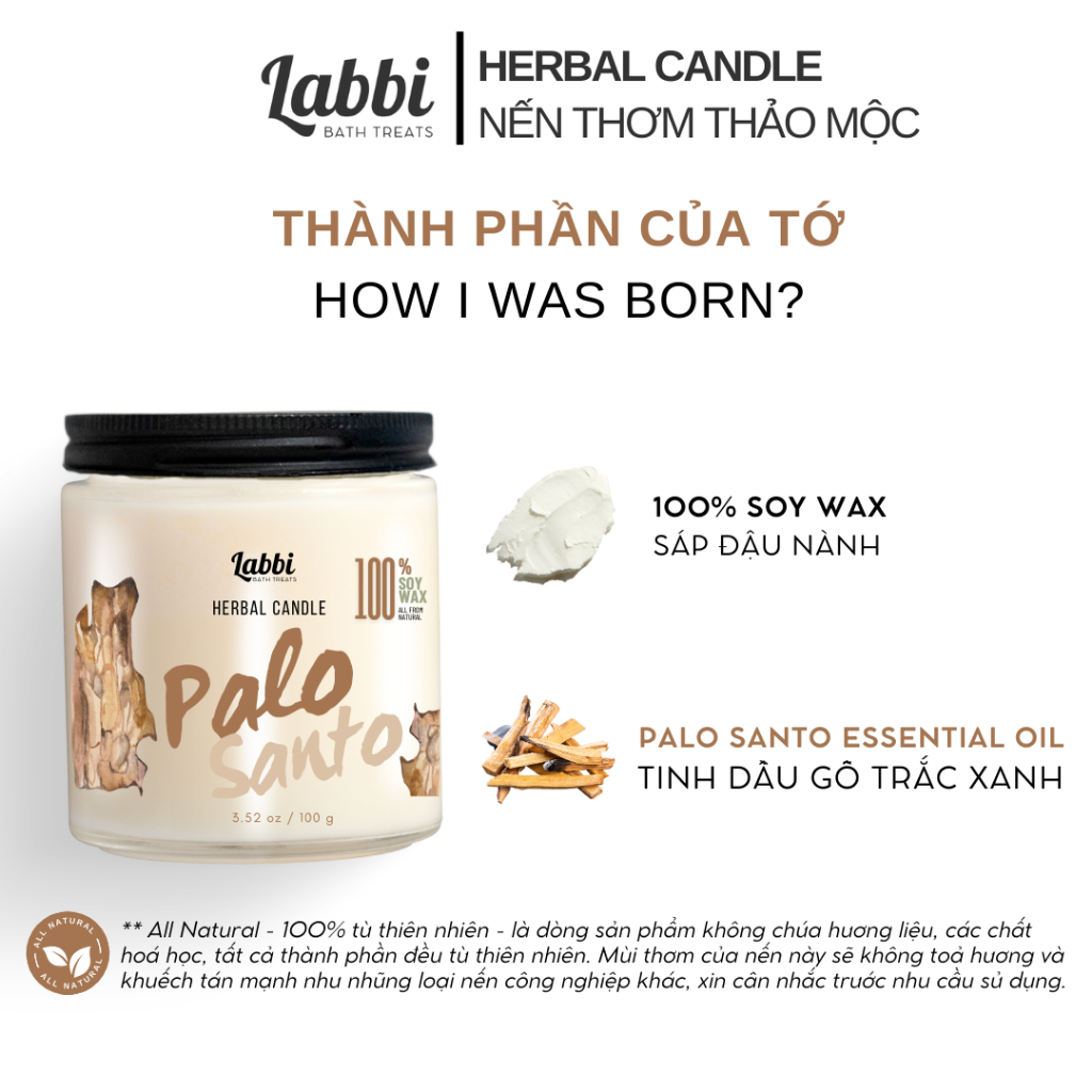NẾN LABBI HERBAL MINT LAVENDER 200ML