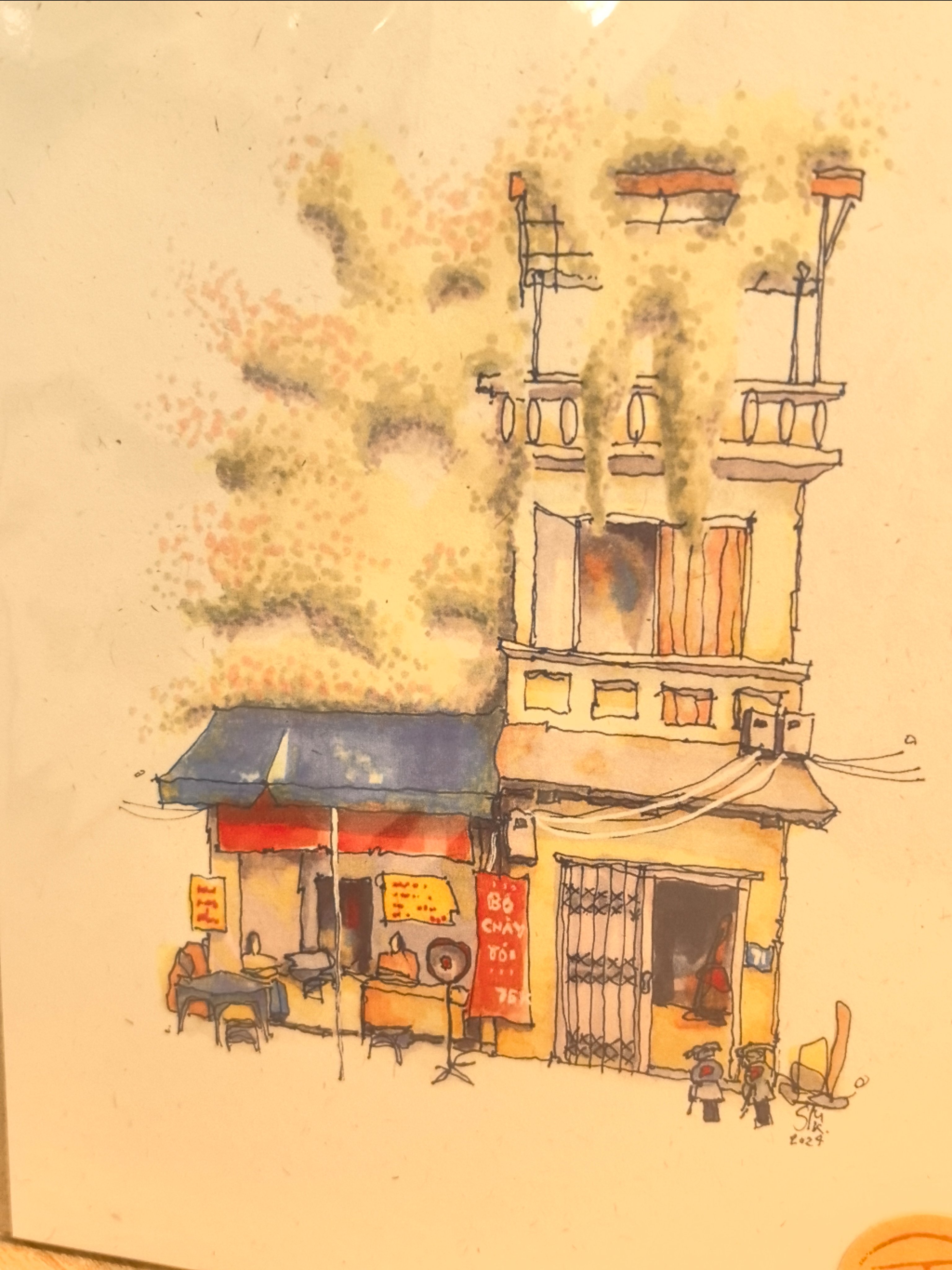 Tranh A5 STU Hà Nội HN008