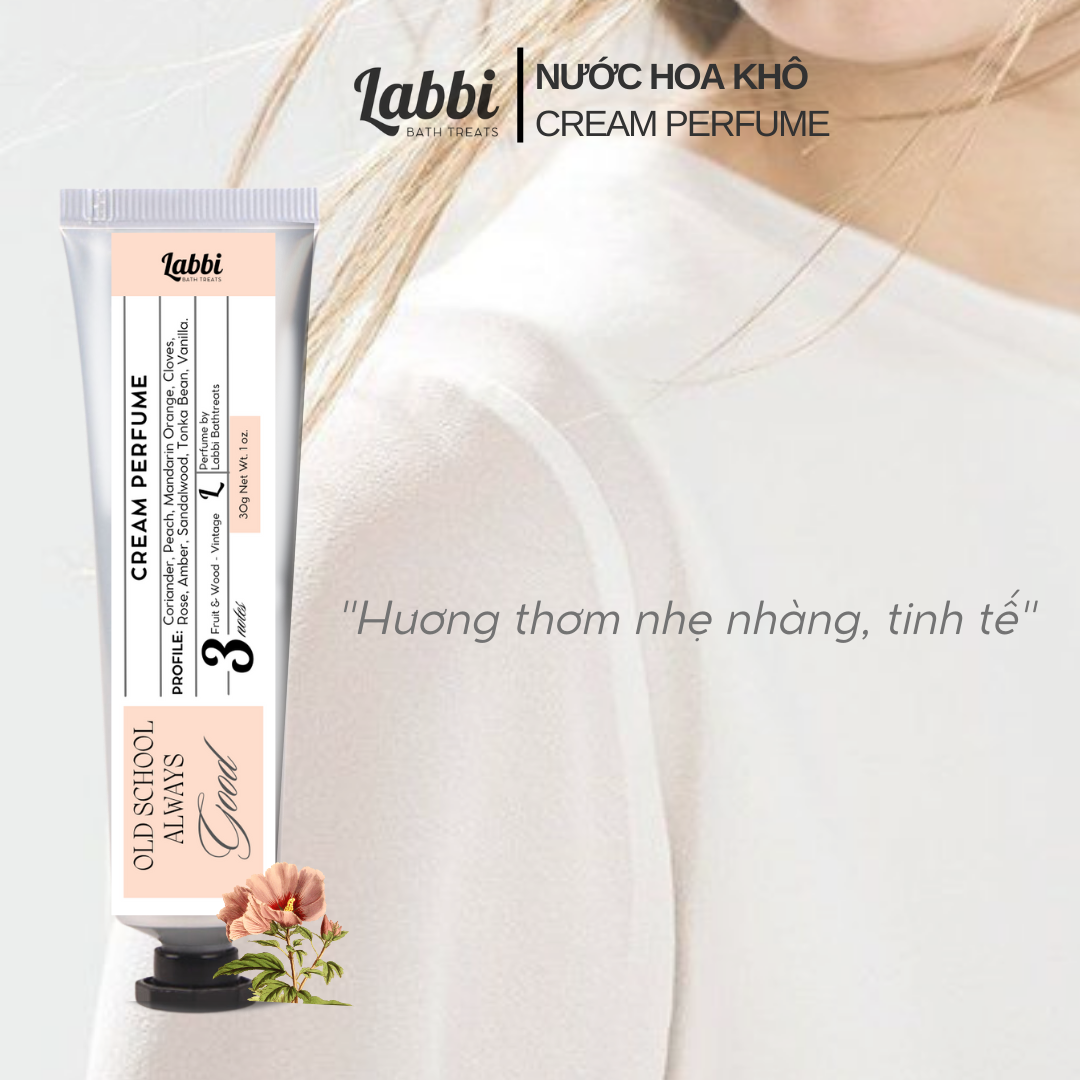 Nước hoa kem khô 30gr Labbi Old School Always Good