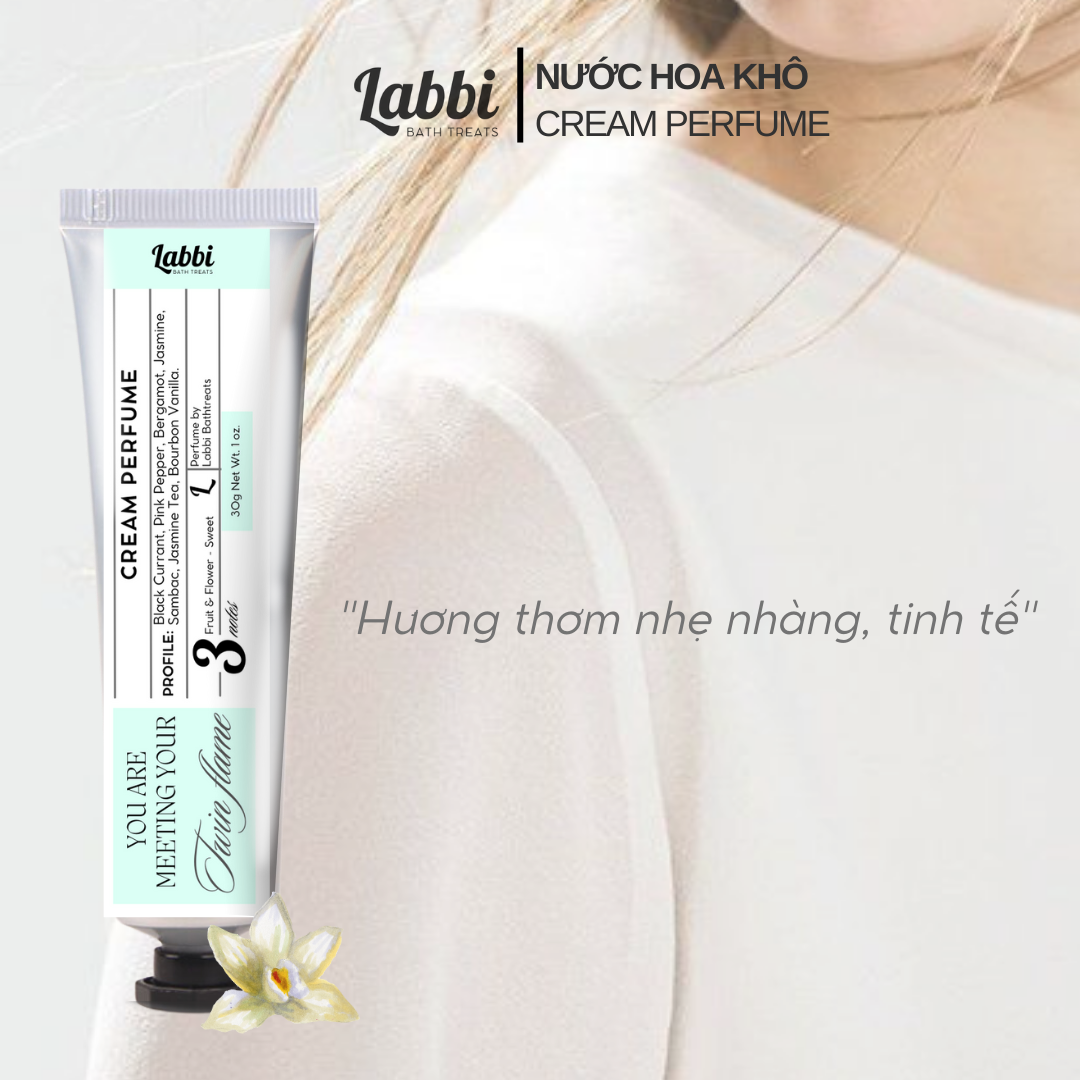 Nước hoa kem khô 30gr Labbi You Are Meeting Your Twin Flame