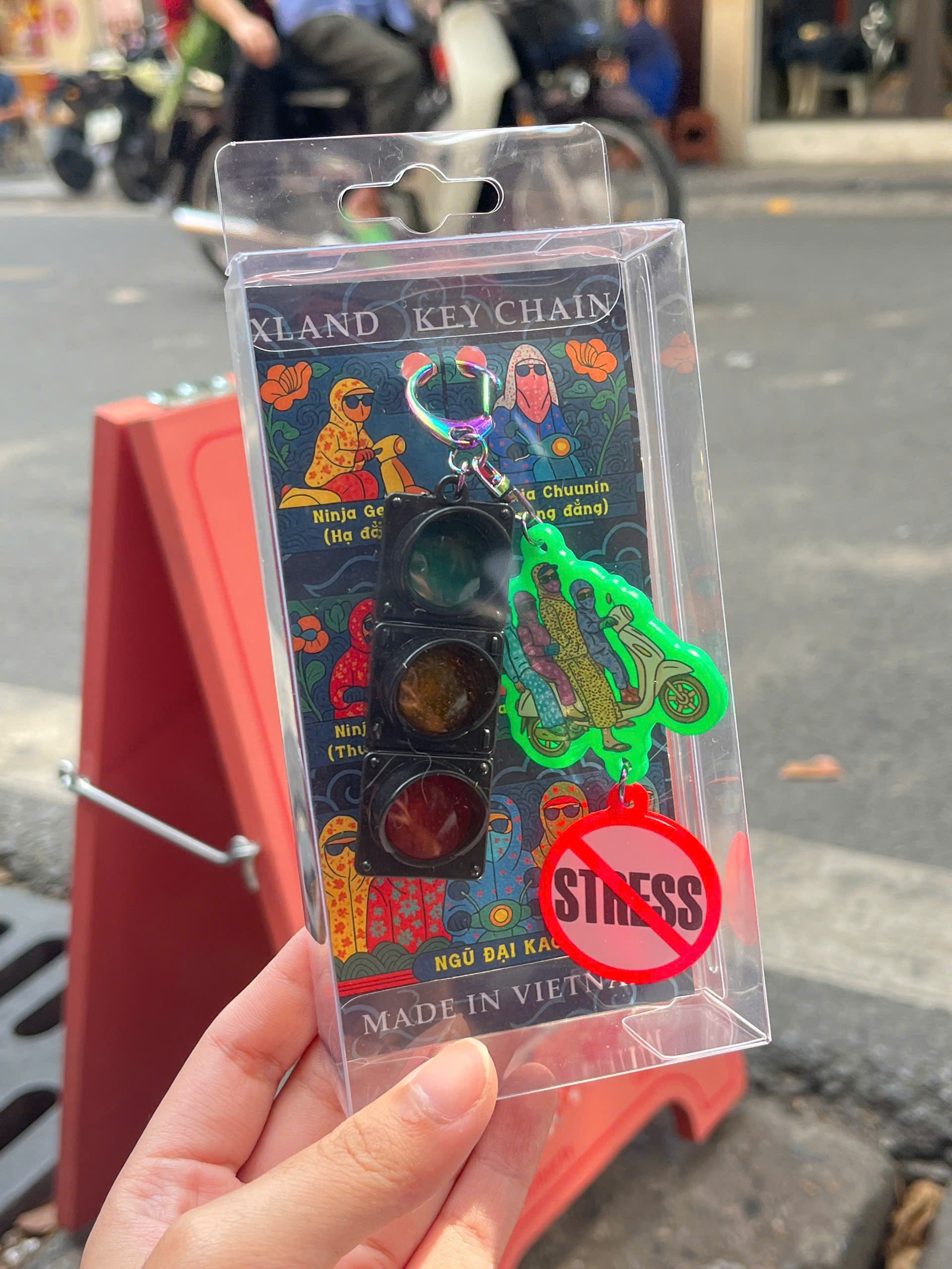 Móc khóa đèn giao thông Xland