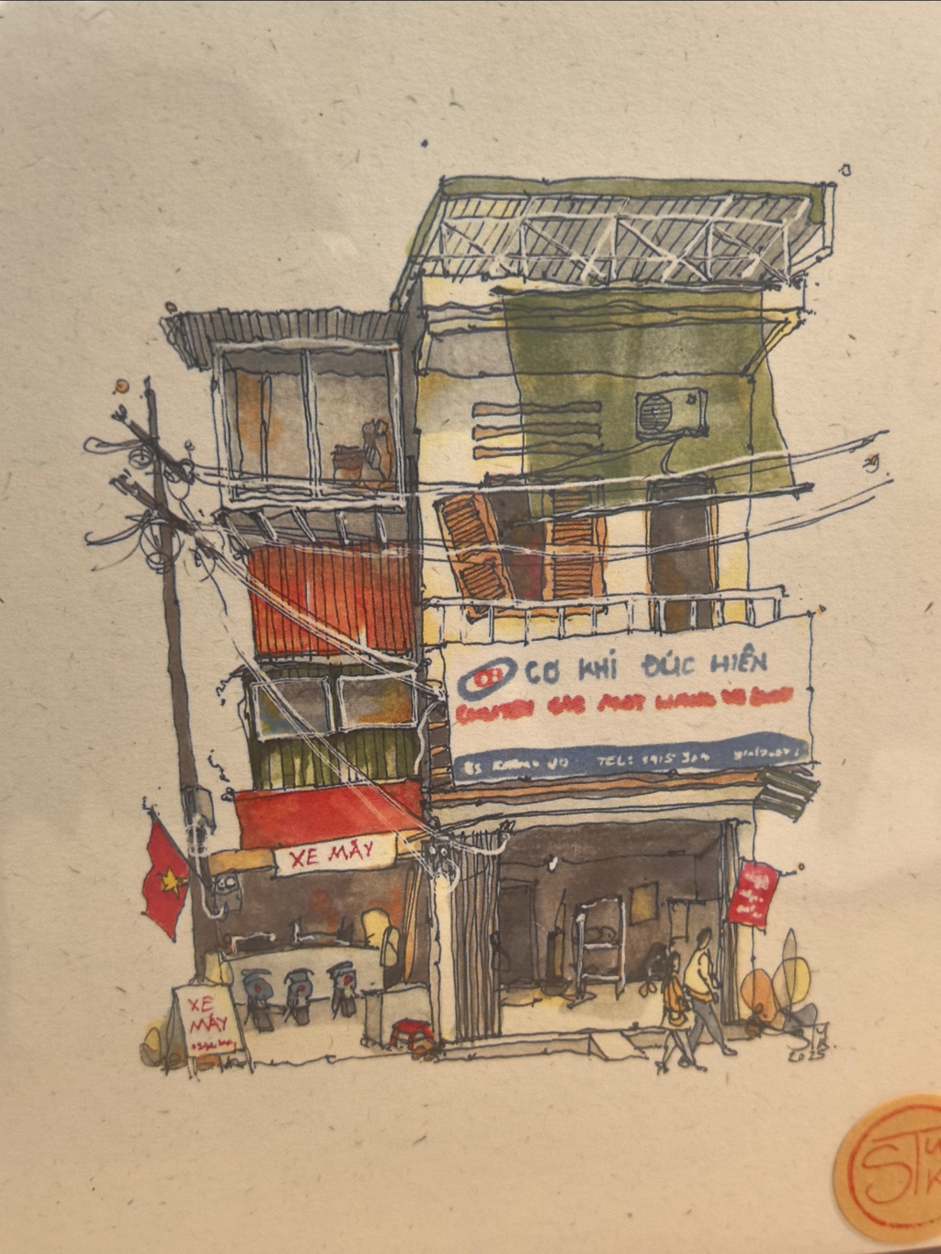 Tranh A5 STU Hà Nội HN013