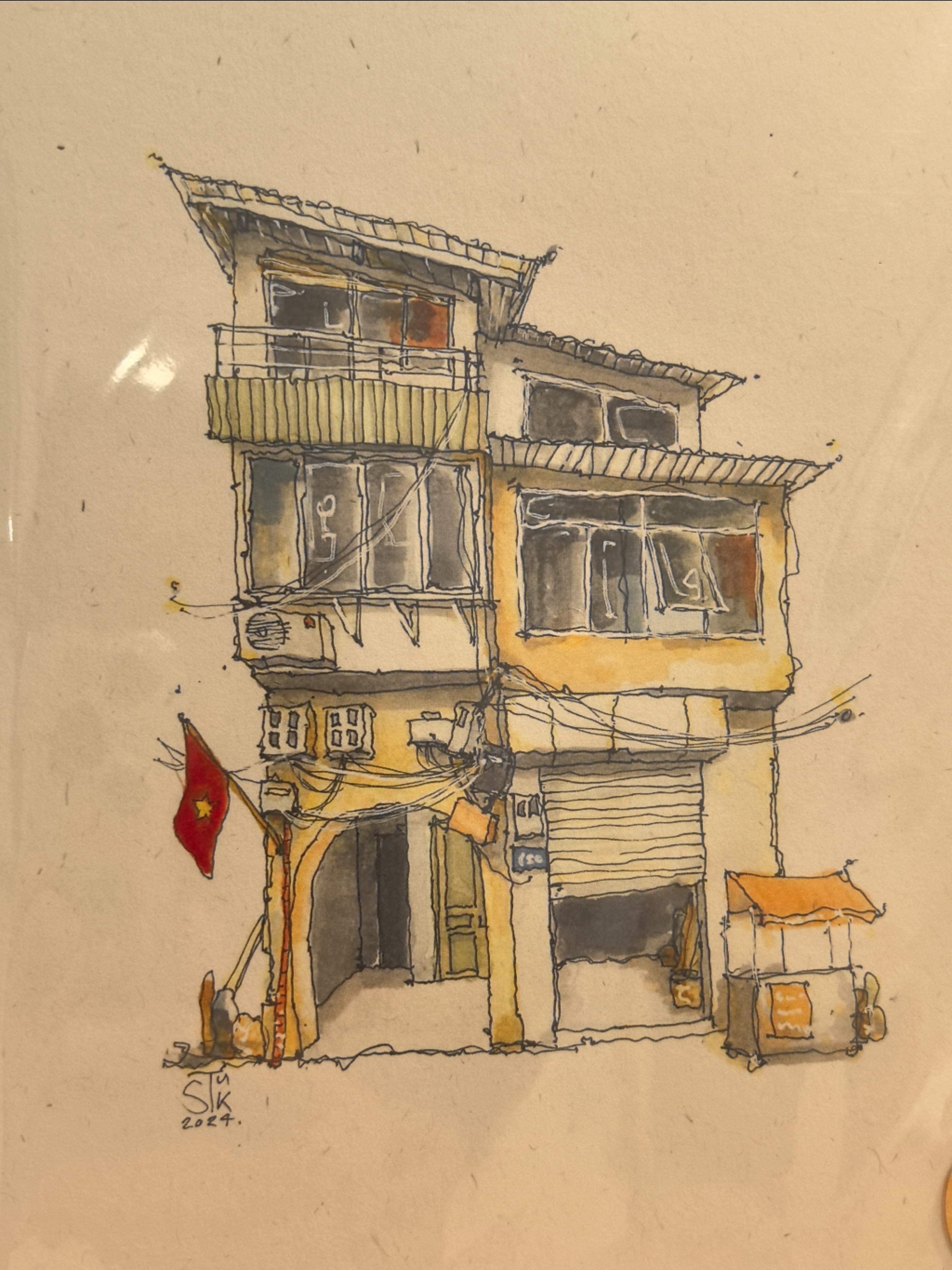 Tranh A5 STU Hà Nội HN003