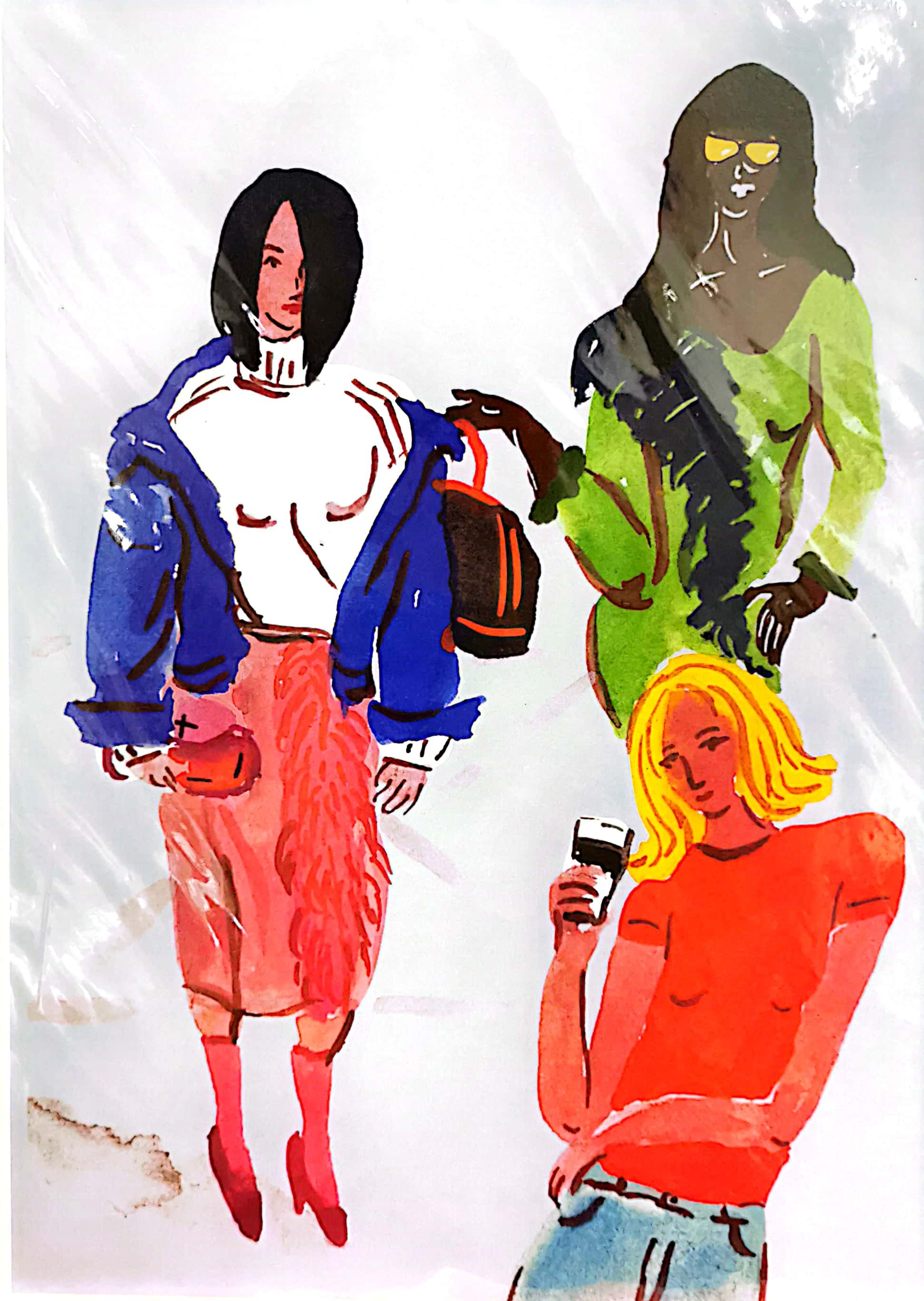 Tranh Tao Modern Girls A4