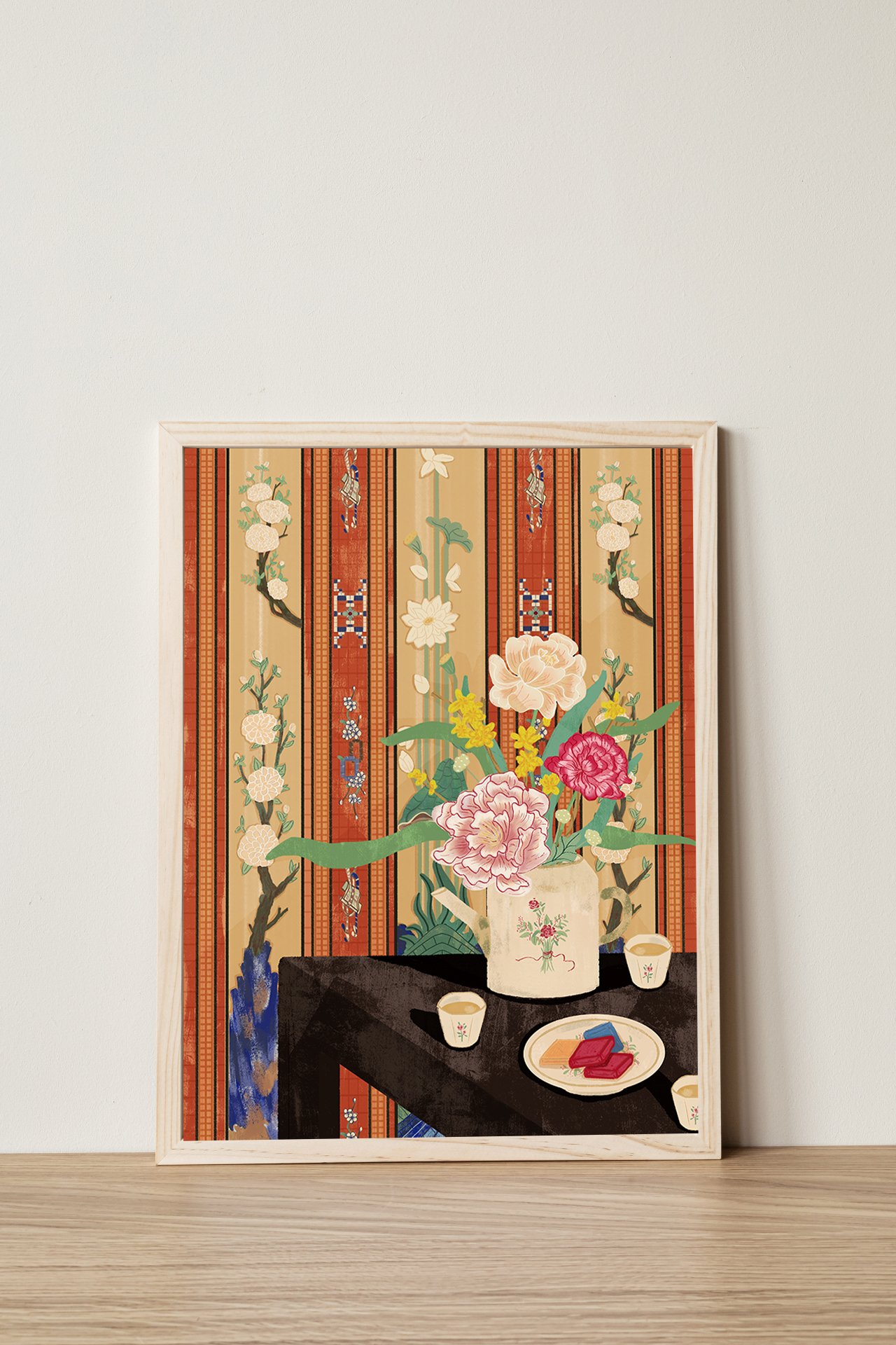 Tranh Soulbird Peony A3