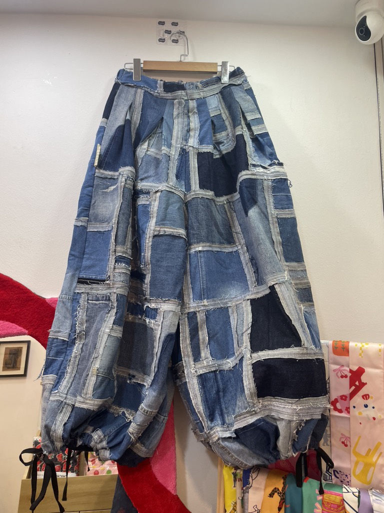 Quần jeans ghép vải Chế 1200 T326