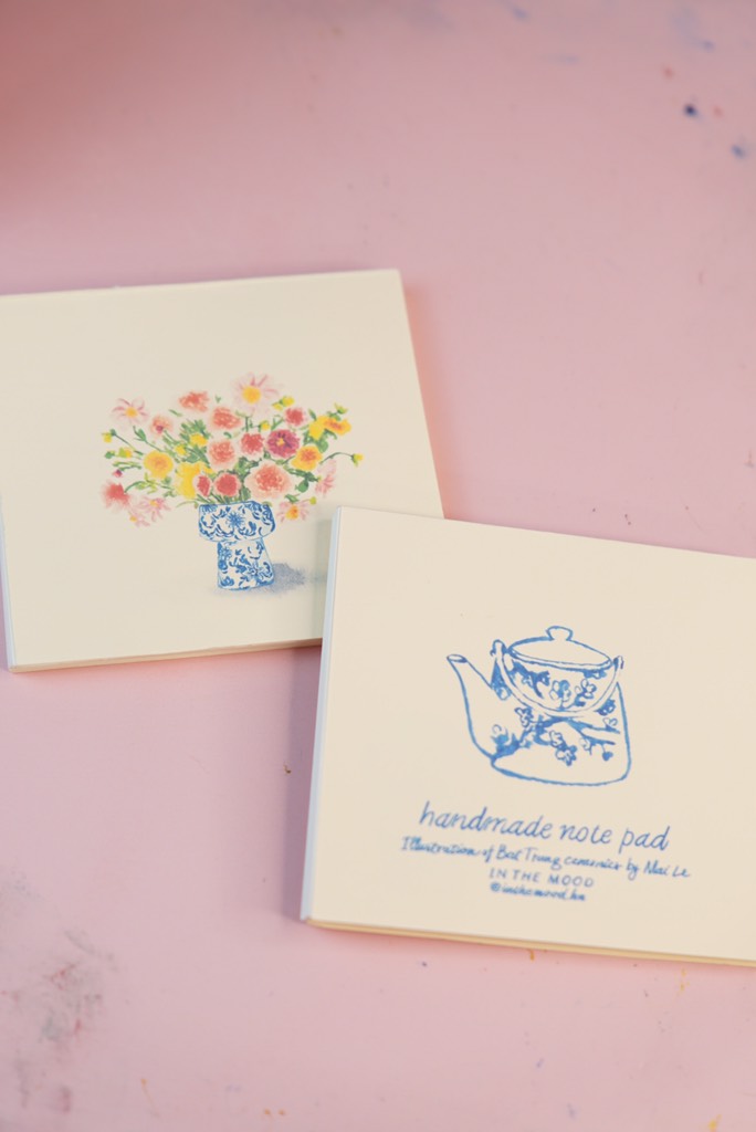 Giấy ghi chú notepad Bình Gốm Mai Lê