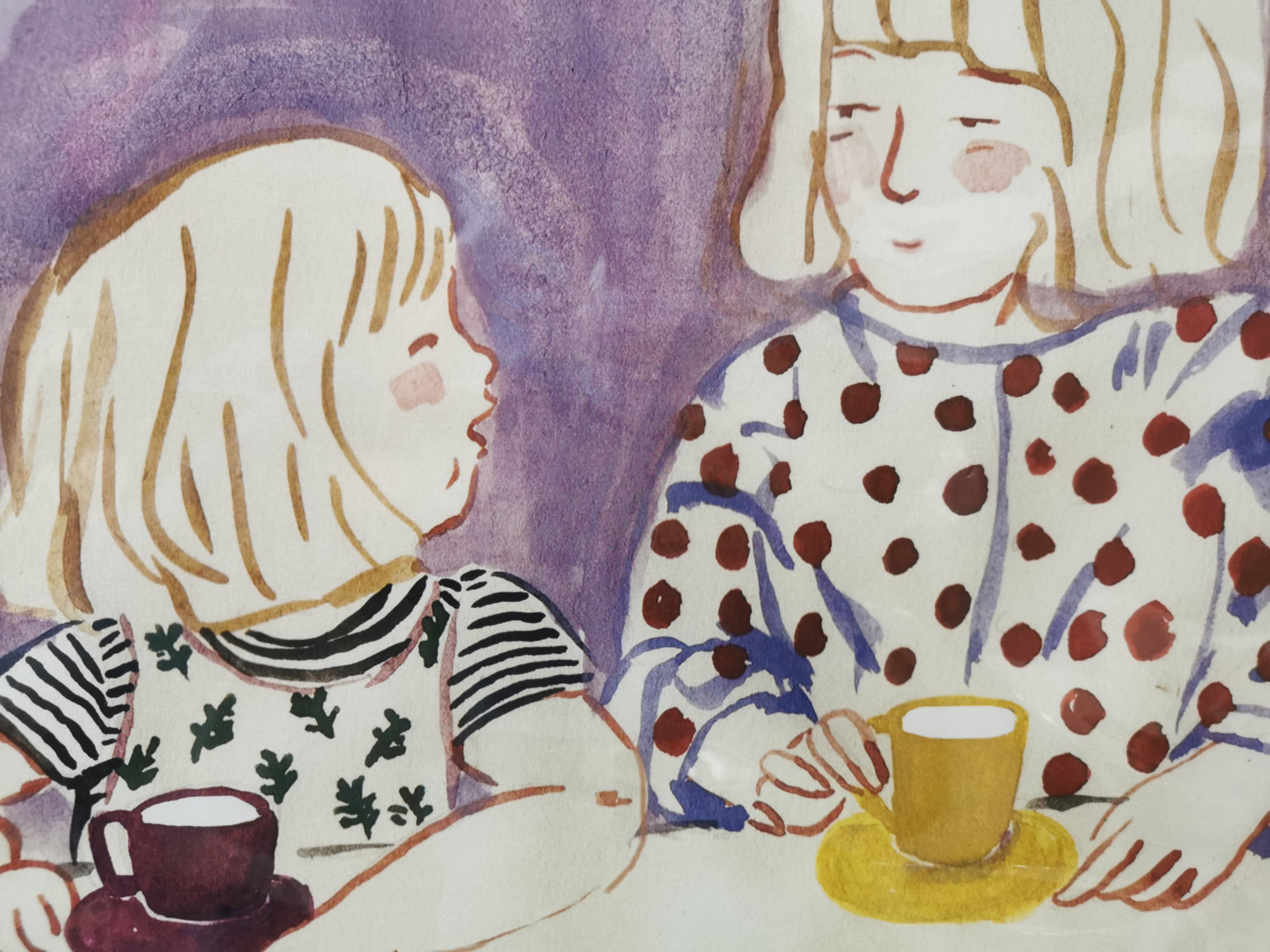 Tranh Tao A3 Sweet Childhood