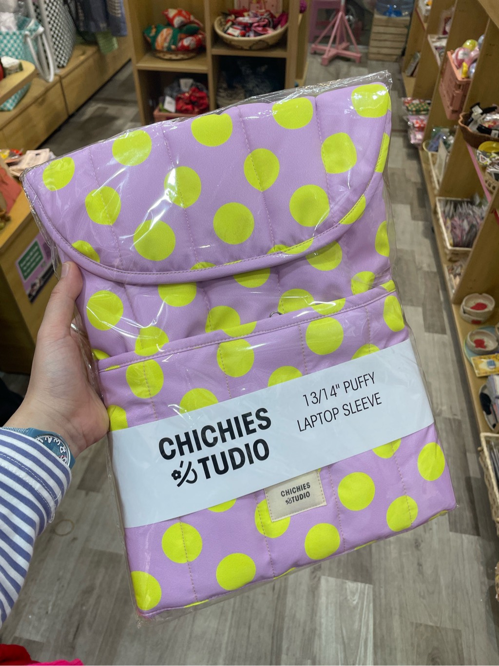 Polka Dot Party - Purple Túi đựng laptop 15 -16 inch ngăn phụ Chichies