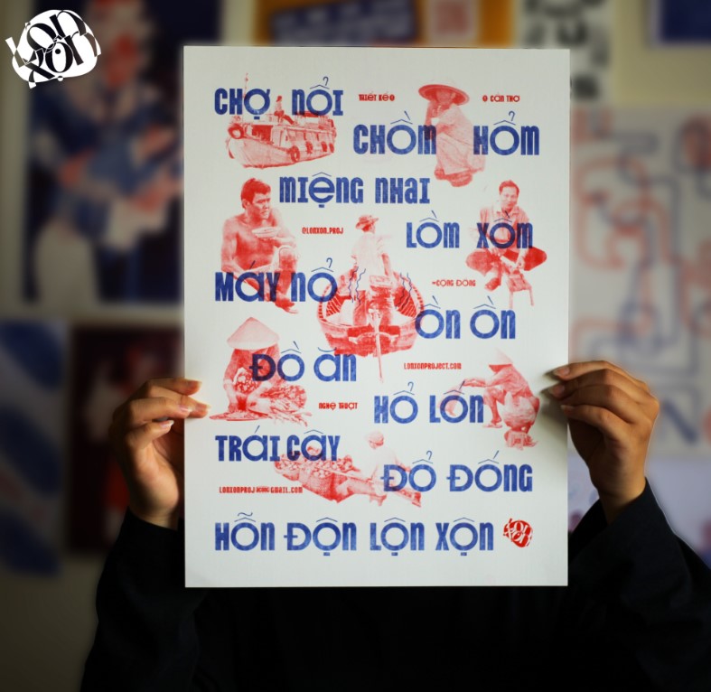 Poster Chợ Nổi Lộn Xộn