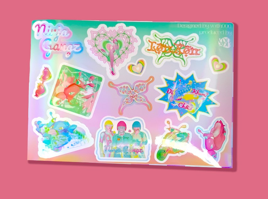 Sticker Ninja Lead Lộn Xộn