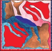 SILK SCARF LY VU LUST & LOVE 90X90