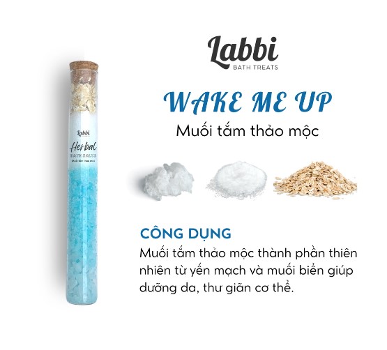 MUỐI TẮM LABBI WAKE ME UP