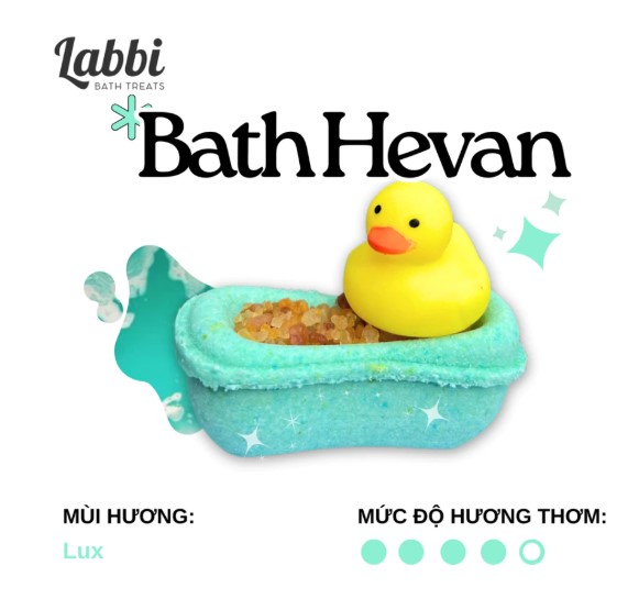 Viên sủi bồn tắm Labbi BATH HEVAN