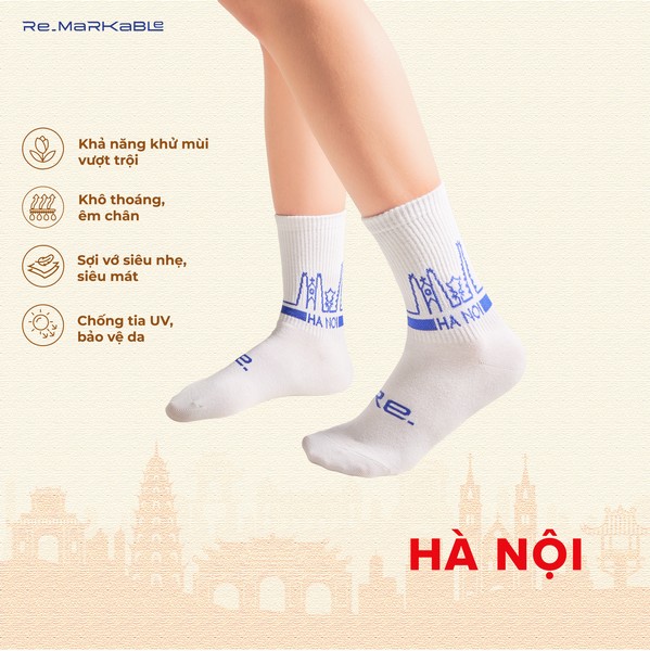 Tất Resocks I Love Việt Nam - Hà Nội L