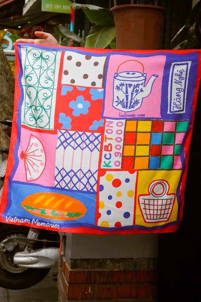 Khăn lụa Líu Lô Vietnam Memories 70x70