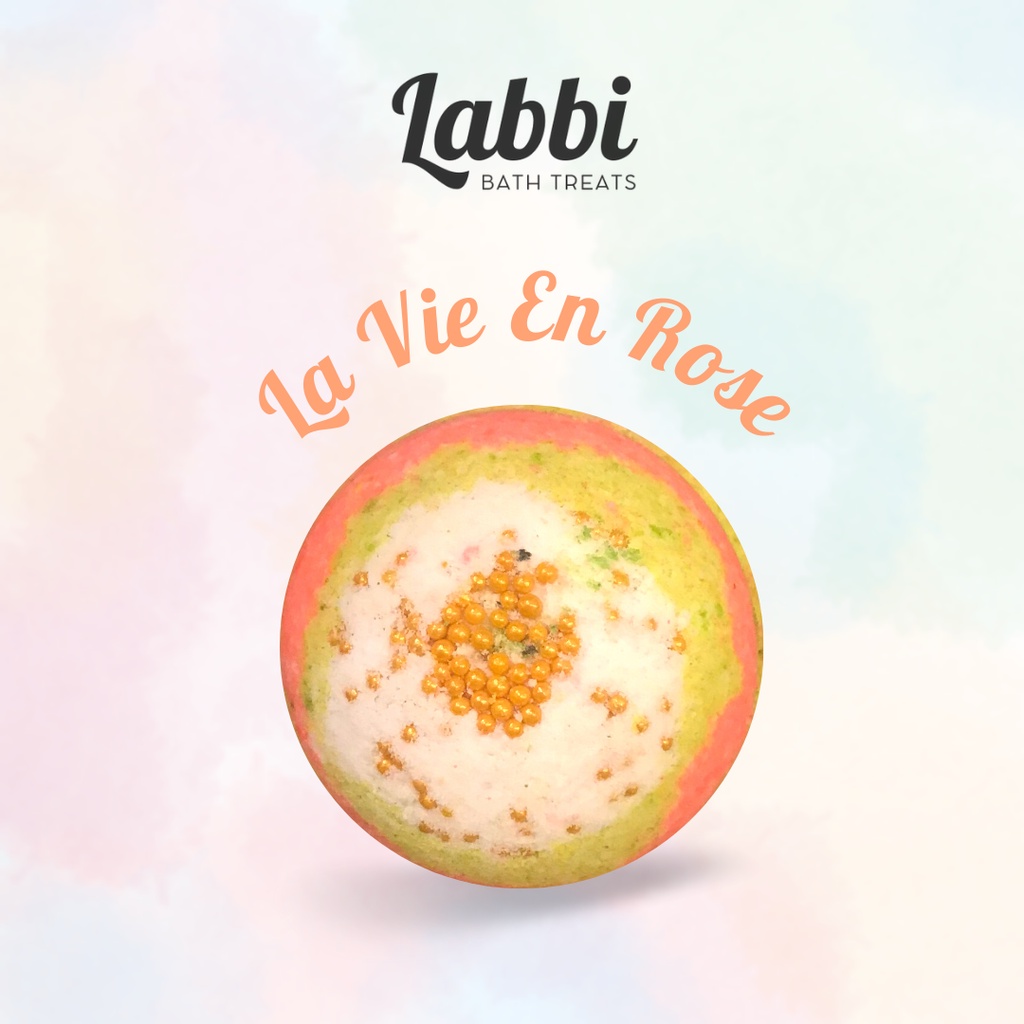 Viên sủi bồn tắm LA VIE EN ROSE 120gr Labbi