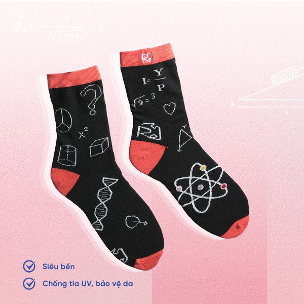 Tất Resocks Học Đường - Bác Học - Crew M