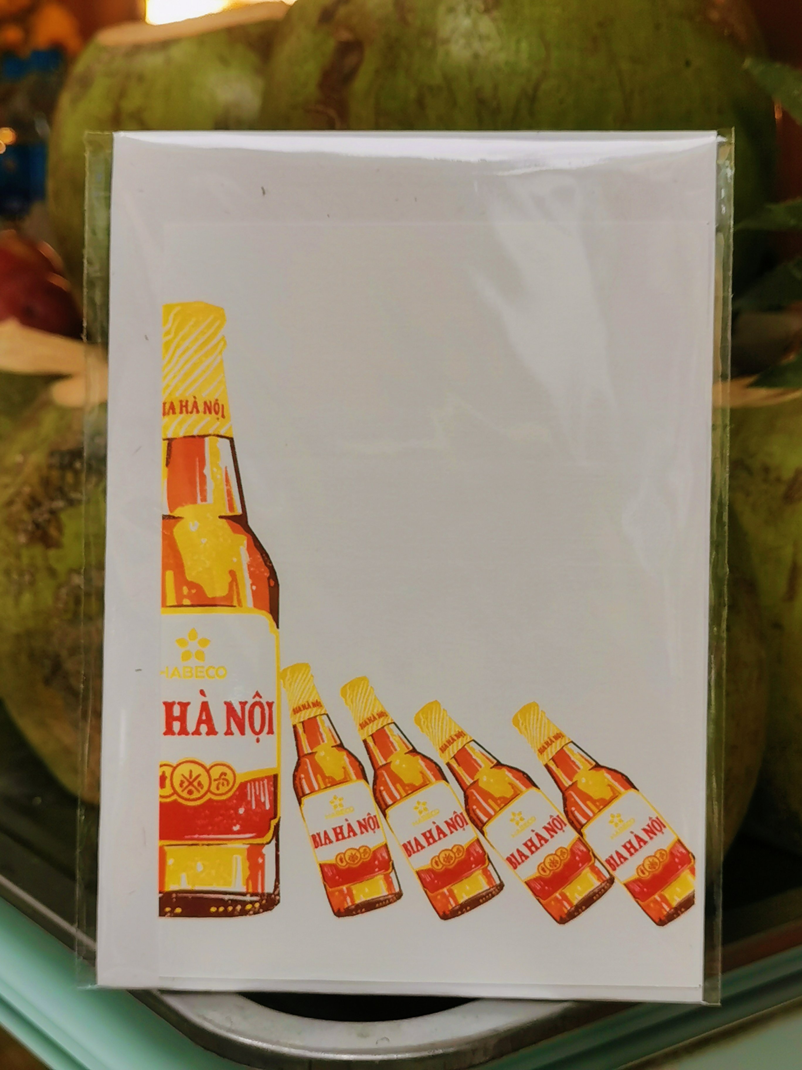 Thiệp bia hơi Mộc Trà