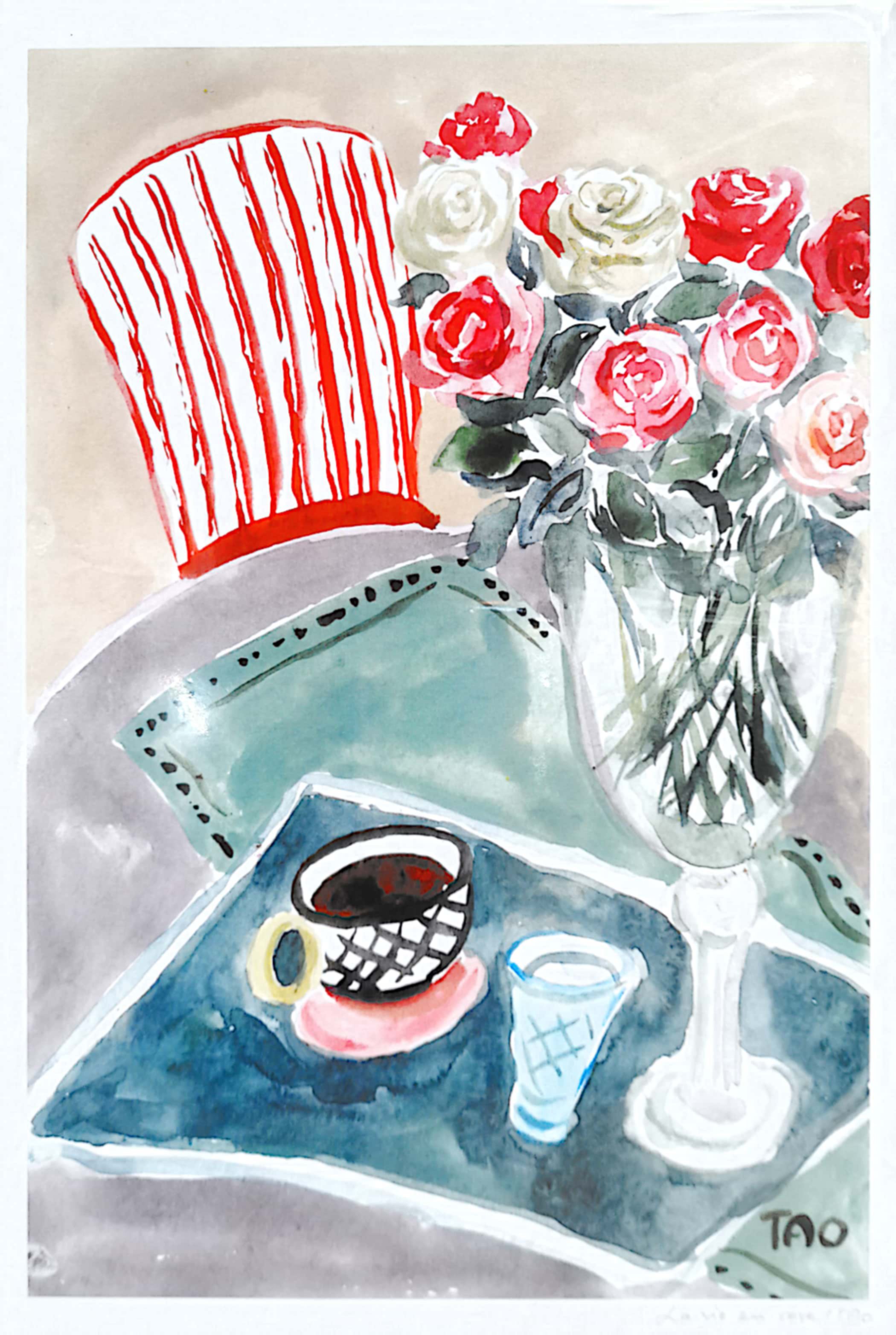 Tranh Tao La Vie En Rose A3