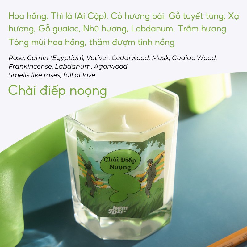 Nến Thơm Dzị 111gram chài điếp noọng