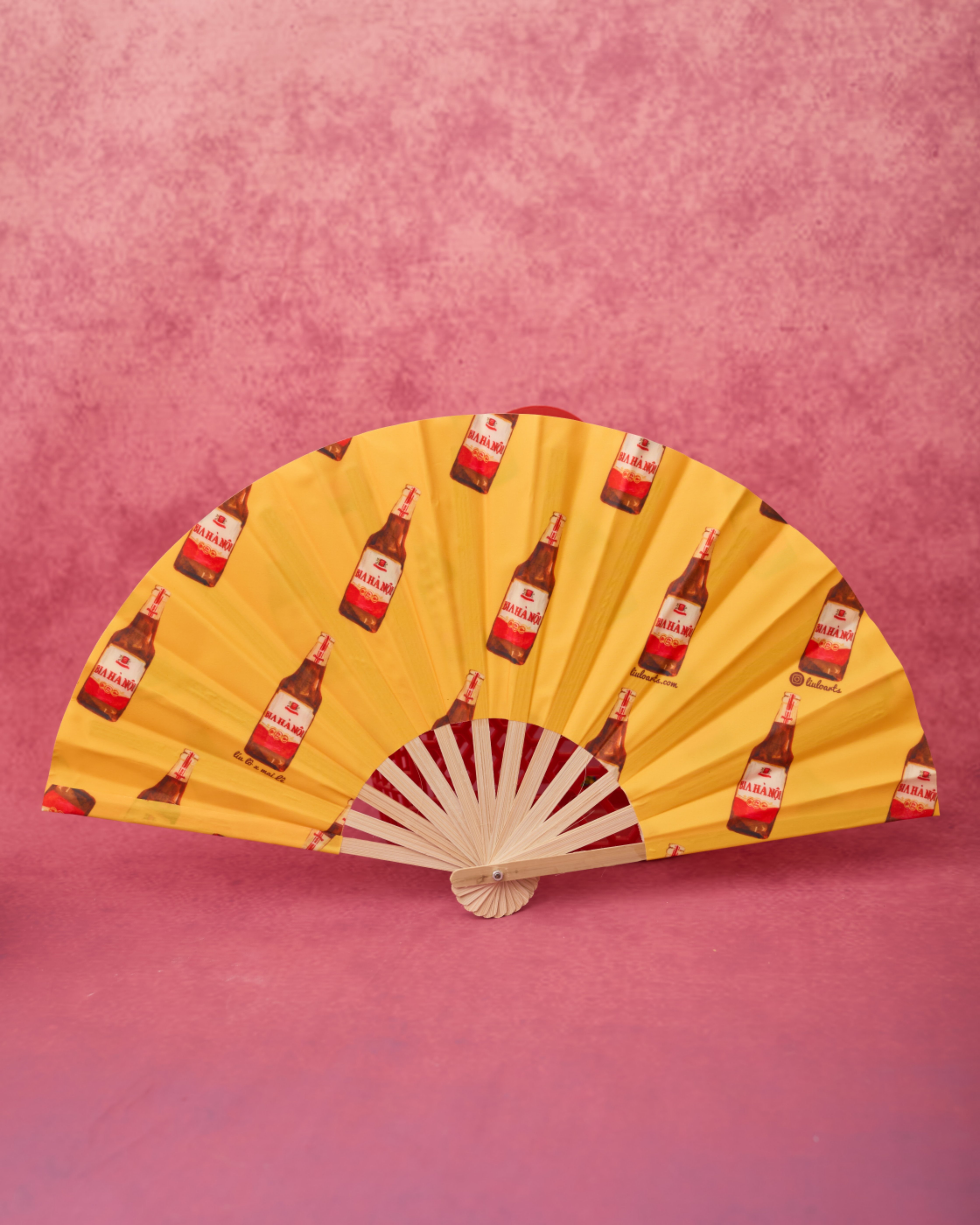 Quạt bia Mai Lê x Líu Lô