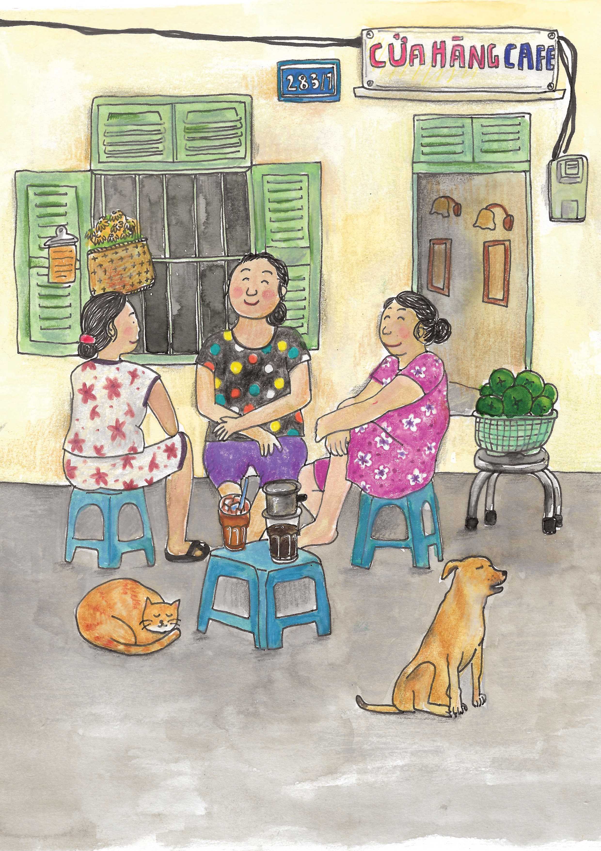 Tranh Haru Craft A3 Chị Ơi Talk