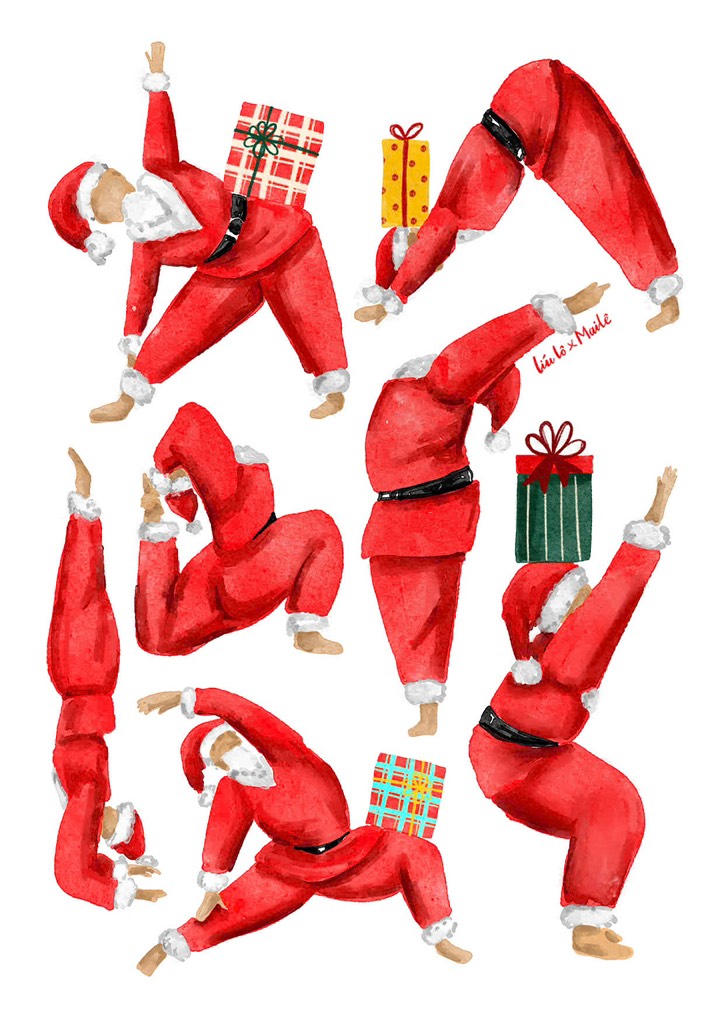 Thiệp Noel Mai Lê x Líu Lô