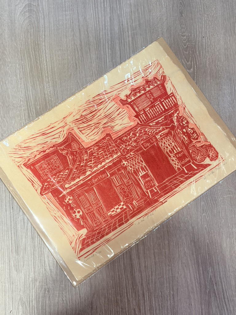 Tranh A3 hội an Phố Hội Mộc Trà