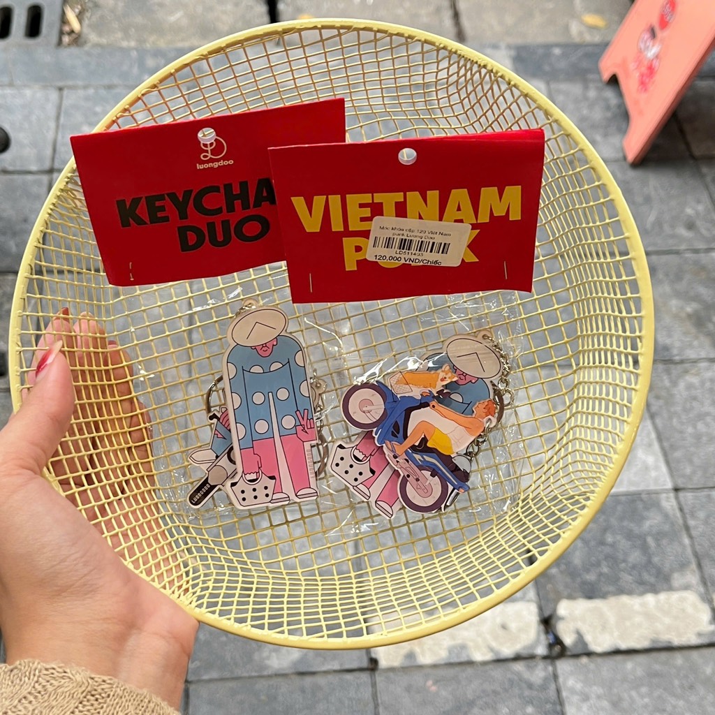 Móc khóa cặp 120 Việt Nam punk Lương Doo