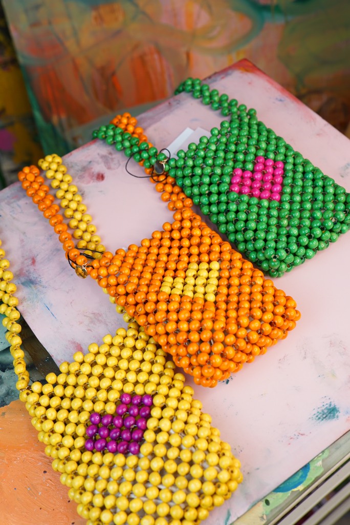 Túi Beaded Heart Maru