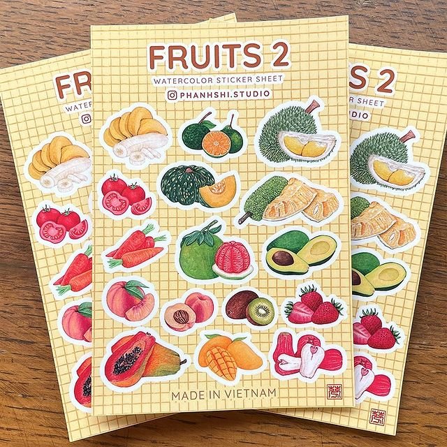 Sticker Phanhshi 9x13,5cm