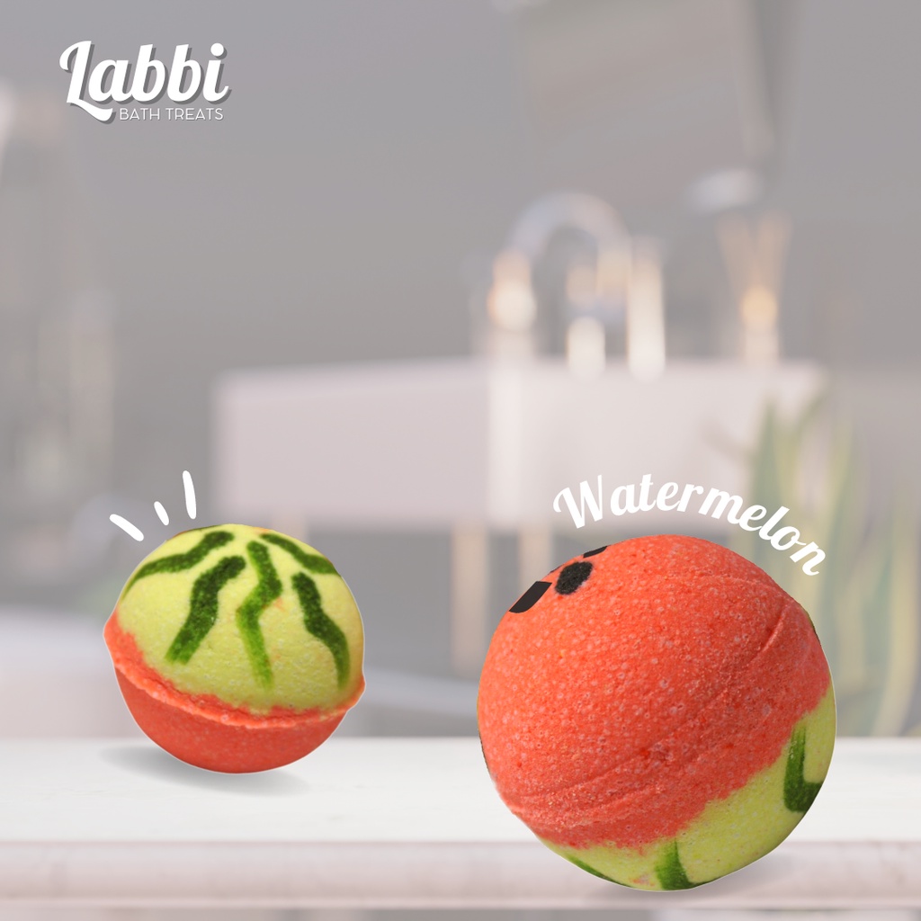 Viên sủi bồn tắm WATERMELON 120gr Labbi