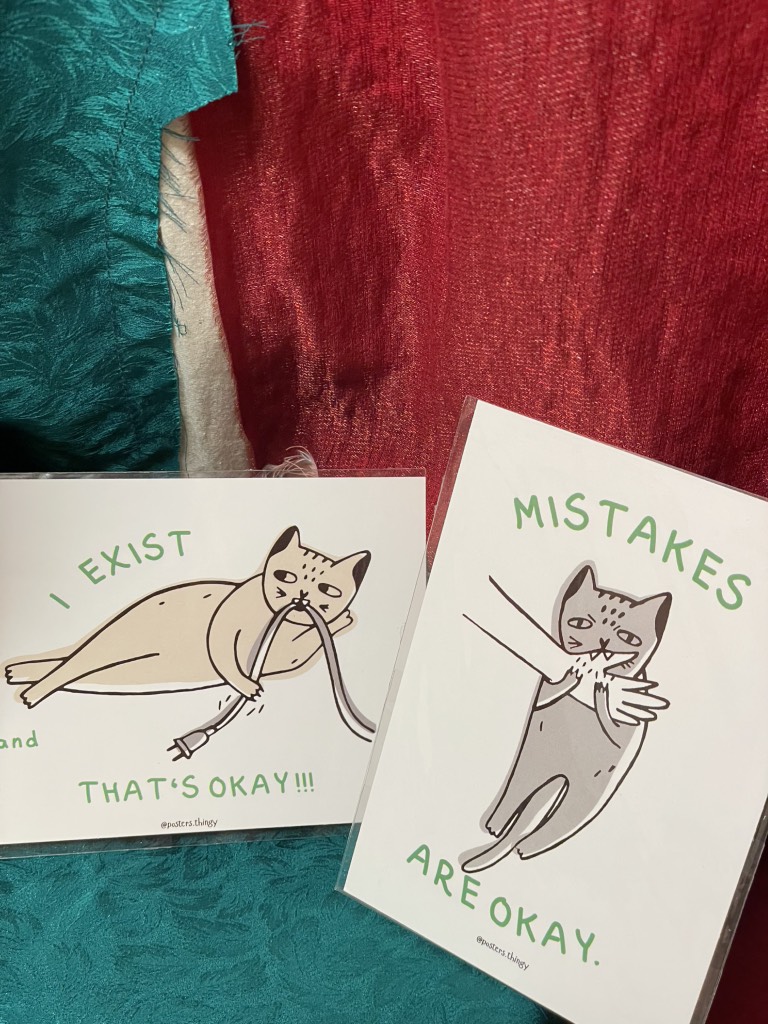 Postcard a6 CAT-TITUDE Posterthingy