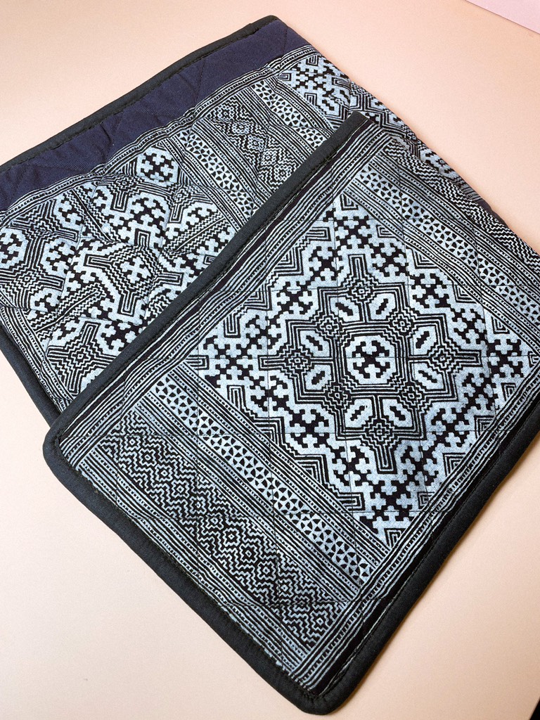 Túi Ipad to 25*3 Hoa Tien Brocade