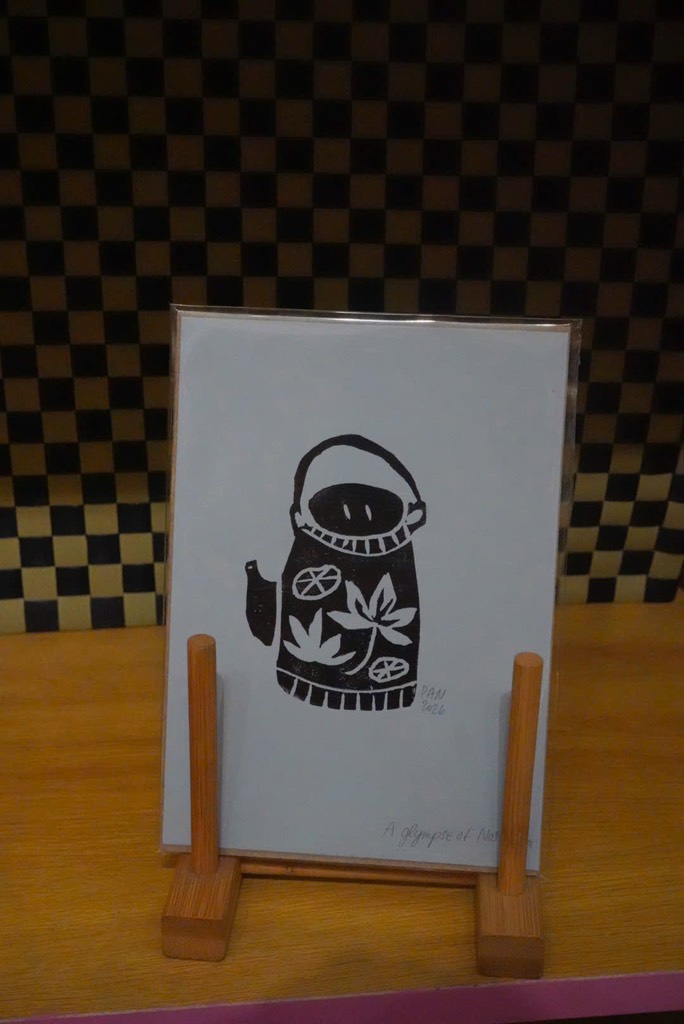 Tranh Pan Linocut Nostalgia a5