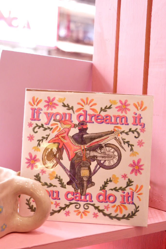 Tranh If you dream it  you can do it riso print Raquel Cruz