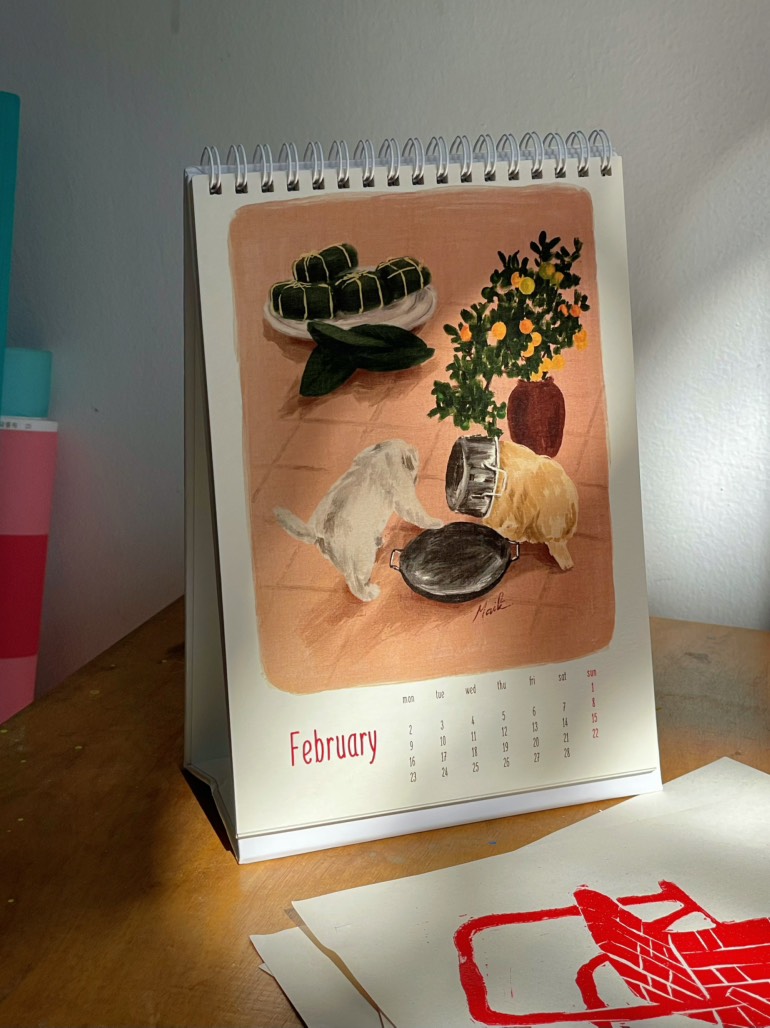 Lịch 2026 Mai Lê ( có lịch âm)