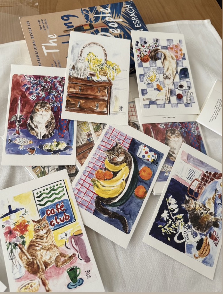 Set 9 Thiệp Mèo Tao