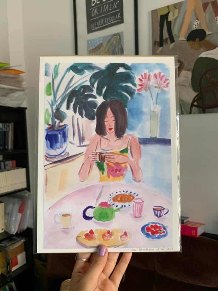 Tranh Tao A4 Breakfast Time